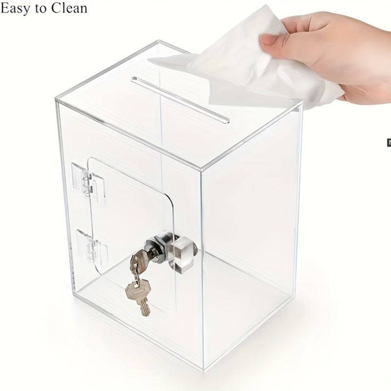 3pcs Acrylic Jewelry Display Box Set - Square Hollow Design with Secure Clasp Closure, Transparent Rectangular Storage for Rings, Earrings, Necklaces - Durable Tabletop Organizer for Home Decor, Cake & Dessert Buffet Display Stand, Jewelry Box, Jewelry