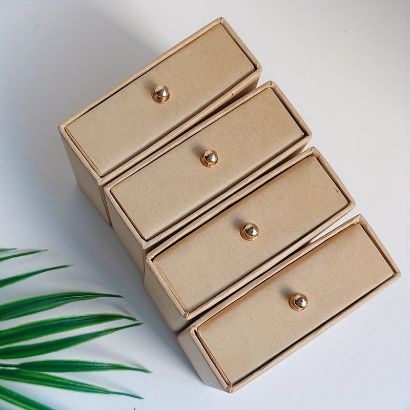 16pcs Fashion Minimalist Drawer Jewelry Boxes, Paper Material with Velvet Interior, Suitable for Storing Necklaces, Bracelets, Rings, Pendants, Earrings, Studs Also Great for Jewelry Display, Souvenir or Gift Packaging, A Surprise Gift for Girlfriend
