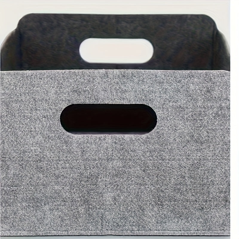 3ps Fabric Storage Boxes with Handles - Stylish Organizer for Home, Jewelry & Accessories - Multi-Compartment Design for Shoes, Rings, Earrings & More - Durable & Easy-Clean, Jewelry Organizer Storage