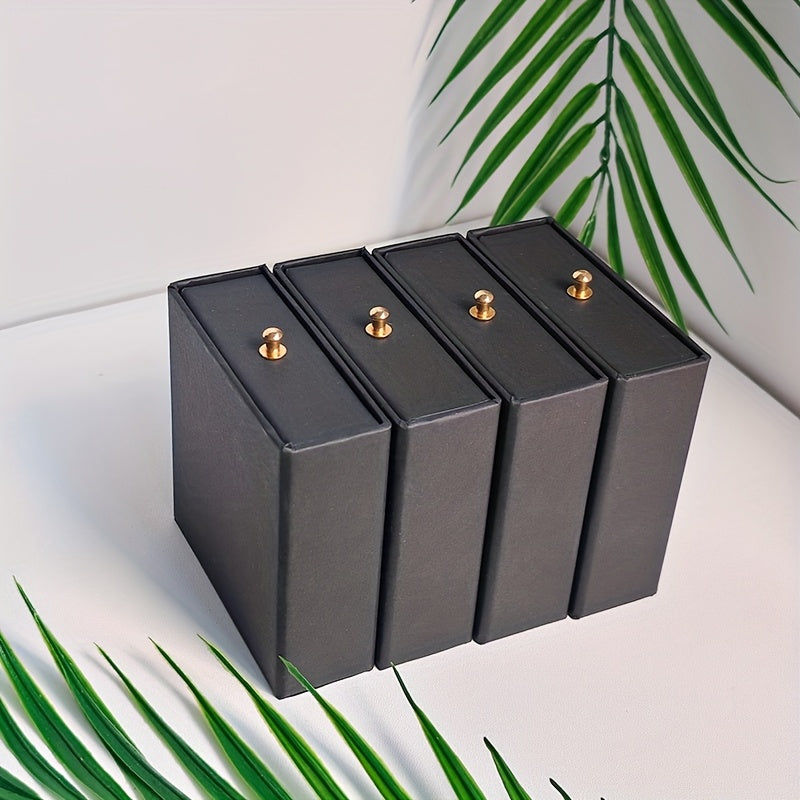 16pcs Fashion Minimalist Drawer Jewelry Boxes, Paper Material with Velvet Interior, Suitable for Storing Necklaces, Bracelets, Rings, Pendants, Earrings, Studs Also Great for Jewelry Display, Souvenir or Gift Packaging, A Surprise Gift for Girlfriend