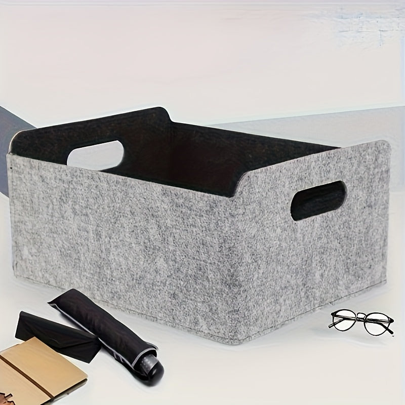 3ps Fabric Storage Boxes with Handles - Stylish Organizer for Home, Jewelry & Accessories - Multi-Compartment Design for Shoes, Rings, Earrings & More - Durable & Easy-Clean, Jewelry Organizer Storage